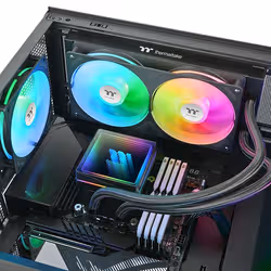 Thermaltake TH240 V3 ARGB Processore Raffreddatore di liquidi tutto in uno 12 cm Nero 1 pz - Vista aggiuntiva 5