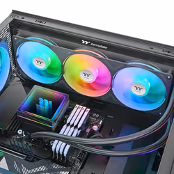 Thermaltake TH360 V3 ARGB Processore Raffreddatore di liquidi tutto in uno 12 cm Nero 1 pz - Vista aggiuntiva 5