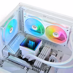Thermaltake TH240 V3 ARGB Processore Raffreddatore di liquidi tutto in uno 12 cm Bianco 1 pz - Vista aggiuntiva 5