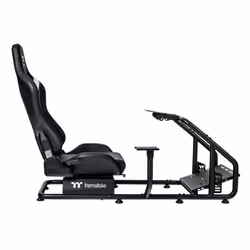 Thermaltake GSC-R30-CPASBB-01 sedia per videogioco Sedia da gioco per console Seduta piatta Nero - Vista aggiuntiva 3