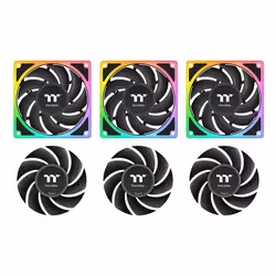 Thermaltake MAGCurve 360 Ultra AIO ARGB Fan Scheda madre Kit di raffreddamento a liquido 12 cm Nero 1 pz - Vista aggiuntiva 5