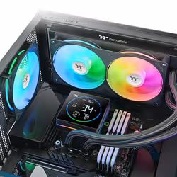 Thermaltake TH240-S V3 ARGB Processore Raffreddatore di liquidi tutto in uno 12 cm Nero 1 pz - Vista aggiuntiva 5