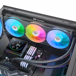 Thermaltake TH360-S V3 ARGB Processore Raffreddatore di liquidi tutto in uno 12 cm Nero 1 pz - Vista aggiuntiva 5