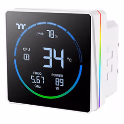 Thermaltake TH240-S V3 ARGB Processore Raffreddatore di liquidi tutto in uno 12 cm Bianco 1 pz - Vista aggiuntiva 2