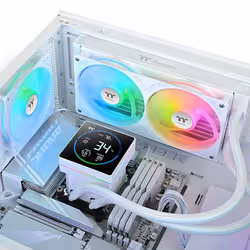 Thermaltake TH240-S V3 ARGB Processore Raffreddatore di liquidi tutto in uno 12 cm Bianco 1 pz - Vista aggiuntiva 5