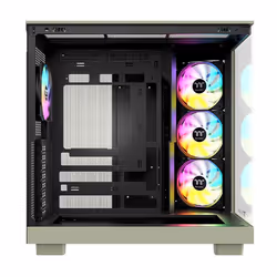 Thermaltake CA-11E-00MEWN-WS computer case Midi Tower Verde - Vista aggiuntiva 3