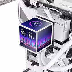 Thermaltake MINECUBE 360 Ultra Processore Raffreddatore di liquidi tutto in uno 12 cm Bianco 1 pz - Vista aggiuntiva 2
