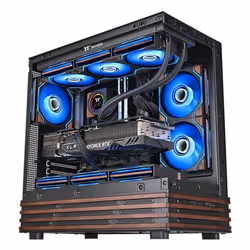 Thermaltake SWAFAN 120 EX INFINITY Case per computer Ventilatore 12 cm Legno, Nero 3 pz - Vista aggiuntiva 6