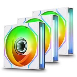Thermaltake SWAFAN 120 EX INFINITY Case per computer Ventilatore 12 cm Bianco 3 pz