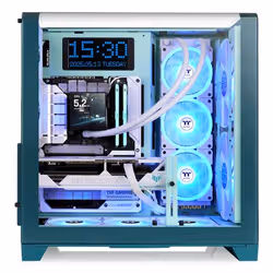 Thermaltake View 390 Air Midi Tower Blu - Vista aggiuntiva 2