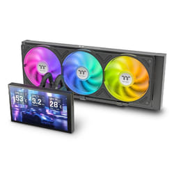 Thermaltake CL-W493-PL12SW-A sistema di raffreddamento per computer Processore Raffreddatore di liquidi tutto in uno 12 cm Nero 1 pz