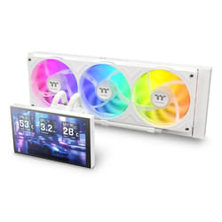 Thermaltake CL-W494-PL12SW-A sistema di raffreddamento per computer Processore Raffreddatore di liquidi tutto in uno 12 cm Bianco 1 pz