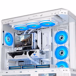 Thermaltake CL-W494-PL12SW-A sistema di raffreddamento per computer Processore Raffreddatore di liquidi tutto in uno 12 cm Bianco 1 pz - Vista aggiuntiva 4