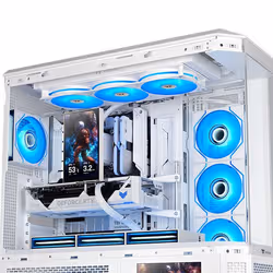 Thermaltake CL-W494-PL12SW-A sistema di raffreddamento per computer Processore Raffreddatore di liquidi tutto in uno 12 cm Bianco 1 pz - Vista aggiuntiva 5