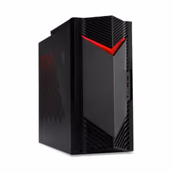 Acer NITRO 50 N50-660 Intel Core Ultra 7 265F 16 GB DDR5-SDRAM 1 TB SSD NVIDIA GeForce RTX 5060 Windows 11 Pro Desktop PC Nero, Rosso - Vista aggiuntiva 2