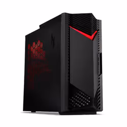 Acer NITRO 50 N50-660 Intel Core Ultra 7 265F 16 GB DDR5-SDRAM 1 TB SSD NVIDIA GeForce RTX 5060 Windows 11 Pro Desktop PC Nero, Rosso - Vista aggiuntiva 4