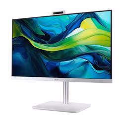 Acer Veriton VZ2417G Intel Core 5 120U 68,6 cm (27") 1920 x 1080 Pixel PC All-in-one 16 GB DDR4-SDRAM 512 GB SSD Windows 11 Pro Wi-Fi 6 (802.11ax) Giallo, Bianco - Vista aggiuntiva 3