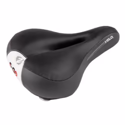 Velo Newport Gemini, Sellino per bicicletta, Città, Unisex, Nero, Grigio, Bianco, Monocromatico, Schiuma