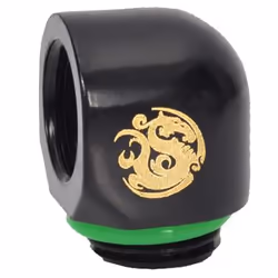 Bitspower BP-MBWP-C39, Ottone, Nero