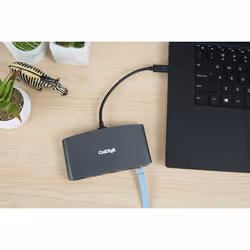 CalDigit Thunderbolt 3 mini Dock Cablato Nero, Grigio - Vista aggiuntiva 8