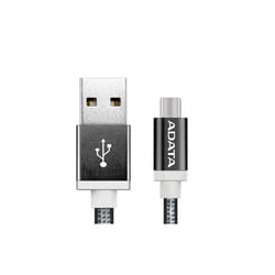 ADATA 1m, USB2.0-A/USB2.0 Micro-B cavo USB USB A Micro-USB B Nero