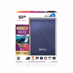 Silicon Power Armor A80 disco rigido esterno 2 TB 2.5" USB 3.2 Gen 1 (3.1 Gen 1) Blu - Vista aggiuntiva 7