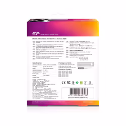 Silicon Power Armor A80 disco rigido esterno 2 TB 2.5" USB 3.2 Gen 1 (3.1 Gen 1) Blu - Vista aggiuntiva 8