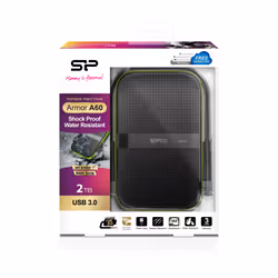 Silicon Power Armor A60 disco rigido esterno 2 TB 2.5" USB tipo A 2.0/3.2 Gen 1 (3.1 Gen 1) Nero - Vista aggiuntiva 4