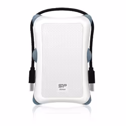 Silicon Power Armor A30 Custodia per Disco Rigido (HDD) Bianco 2.5"