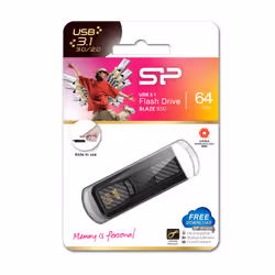 Silicon Power Blaze B50 unità flash USB 64 GB USB tipo A 3.2 Gen 1 (3.1 Gen 1) Nero - Vista aggiuntiva 4