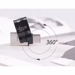 Silicon Power Mobile C31 unità flash USB 32 GB USB Type-A / USB Type-C 3.2 Gen 1 (3.1 Gen 1) Nero, Argento - Vista aggiuntiva 7