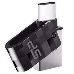 Silicon Power Mobile C31 unità flash USB 64 GB USB Type-A / USB Type-C 3.2 Gen 1 (3.1 Gen 1) Nero, Argento