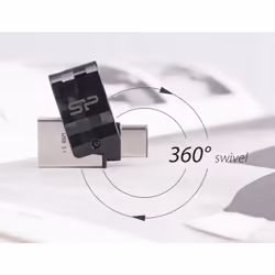 Silicon Power Mobile C31 unità flash USB 64 GB USB Type-A / USB Type-C 3.2 Gen 1 (3.1 Gen 1) Nero, Argento - Vista aggiuntiva 8
