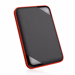 Silicon Power Armor A62, 1 TB, 2.5", 3.2 Gen 1 (3.1 Gen 1), Nero, Rosso