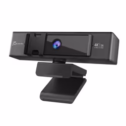 j5create JVCU435-N Webcam USB™ 4K Ultra HD con telecomando con zoom digitale 5x - Vista aggiuntiva 2