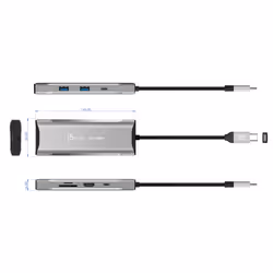 j5create JCD393-N Mini dock 4K60 Elite USB-C® 10 Gbps - Vista aggiuntiva 6