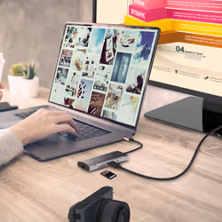 j5create JCD393-N Mini dock 4K60 Elite USB-C® 10 Gbps - Vista aggiuntiva 8