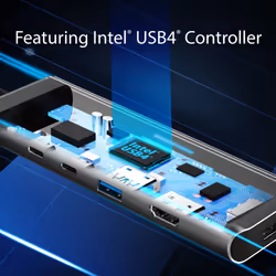 j5create JCD401-N Hub multiporta Dual 4K USB4™ - Vista aggiuntiva 4