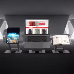 j5create JTS427-N Supporto per docking station Dual 4K multiangolo - Vista aggiuntiva 7