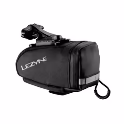 Lezyne M Caddy QR, Sella, Borsa da bicicletta, Tessuto, Nylon, Nero, 0,5 L, 130 mm