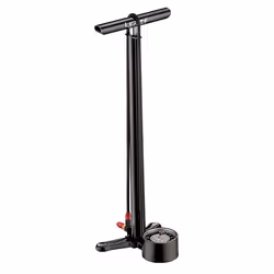 Lezyne CNC Floor Drive, Pompa ad aria da terra, Bicicletta, Nero, Impugnatura tipo T, 11 bar, Alluminio