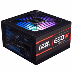 Azza PSAZ-650W(ARGB), 650 W, 200 - 240 V, 47 - 53 Hz, 100 W, 576 W, 100 W
