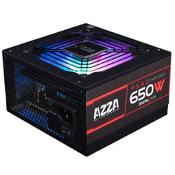 Azza PSAZ-650W(ARGB) alimentatore per computer 20+4 pin ATX ATX Nero