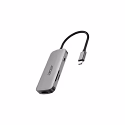 Acer 7in1 Type C Dongle Cablato USB 3.2 Gen 1 (3.1 Gen 1) Type-C Argento