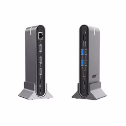 Acer HP.DSCAB.022 replicatore di porte e docking station per laptop Cablato USB 3.2 Gen 1 (3.1 Gen 1) Type-C Argento - Vista aggiuntiva 5