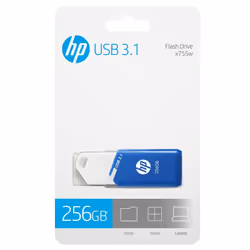 PNY HP x755w unità flash USB 256 GB USB tipo A 3.2 Gen 1 (3.1 Gen 1) Blu, Bianco - Vista aggiuntiva 4