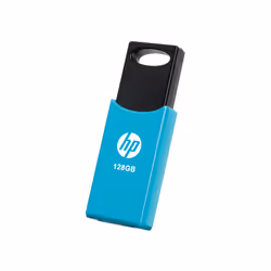 PNY v212b, 128 GB, USB tipo A, 2.0, 14 MB/s, Lamina di scorrimento, Nero, Blu