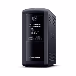CyberPower VP1000ELCD, A linea interattiva, 1 kVA, 550 W, Sinusoidale, 167 V, 295 V
