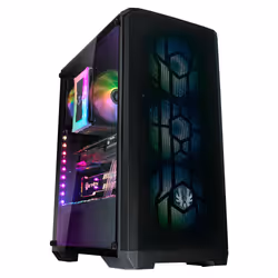 BitFenix Nova Mesh SE TG, Midi Tower, PC, Nero, ATX, micro ATX, Mini-ITX, Rete, Plastica, Acciaio, Vetro temperato, Gaming