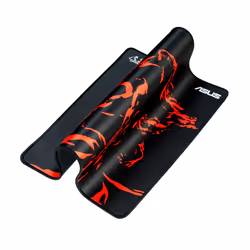 ASUS Cerberus Mat Plus Tappetino per mouse per gioco da computer Nero, Rosso